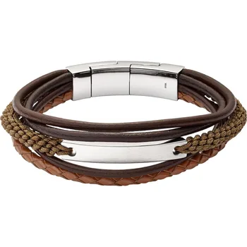 

Jewelry Bracelet Fossil for mans JF02703040 Jewellery Mans Bracelets Accessories Bijouterie