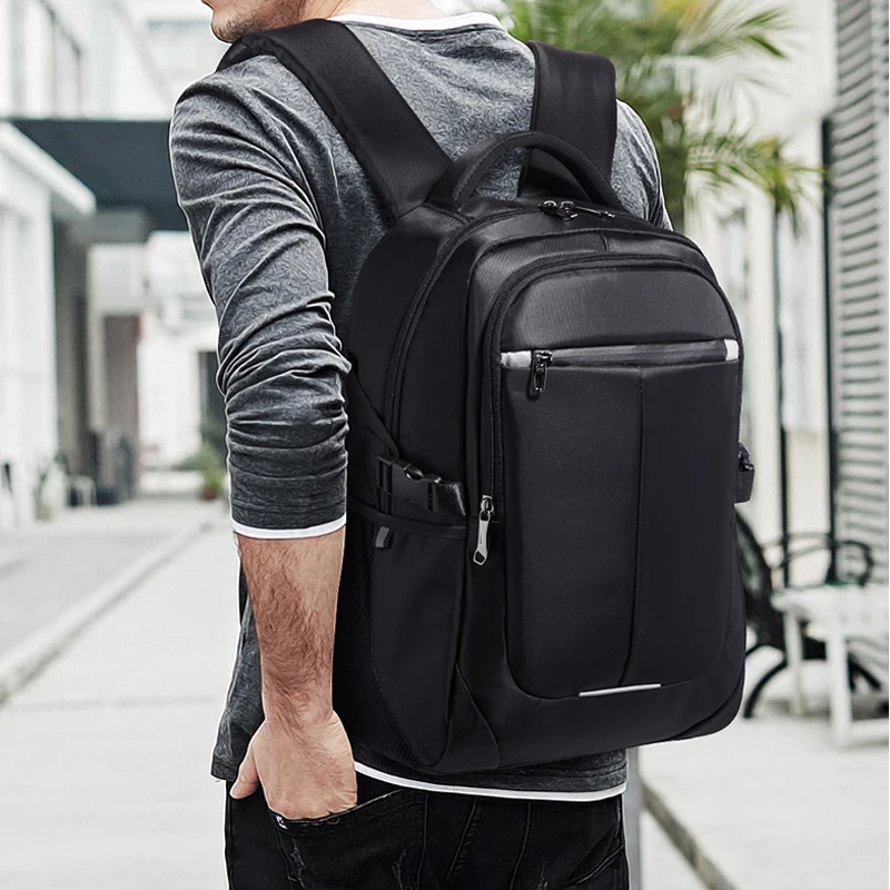 Многофункциональный, вместительный водонепроницаемый походный рюкзак для ноутбука сумка с USB зарядкой для мужчин и женщин Повседневная Туристическая Сумка