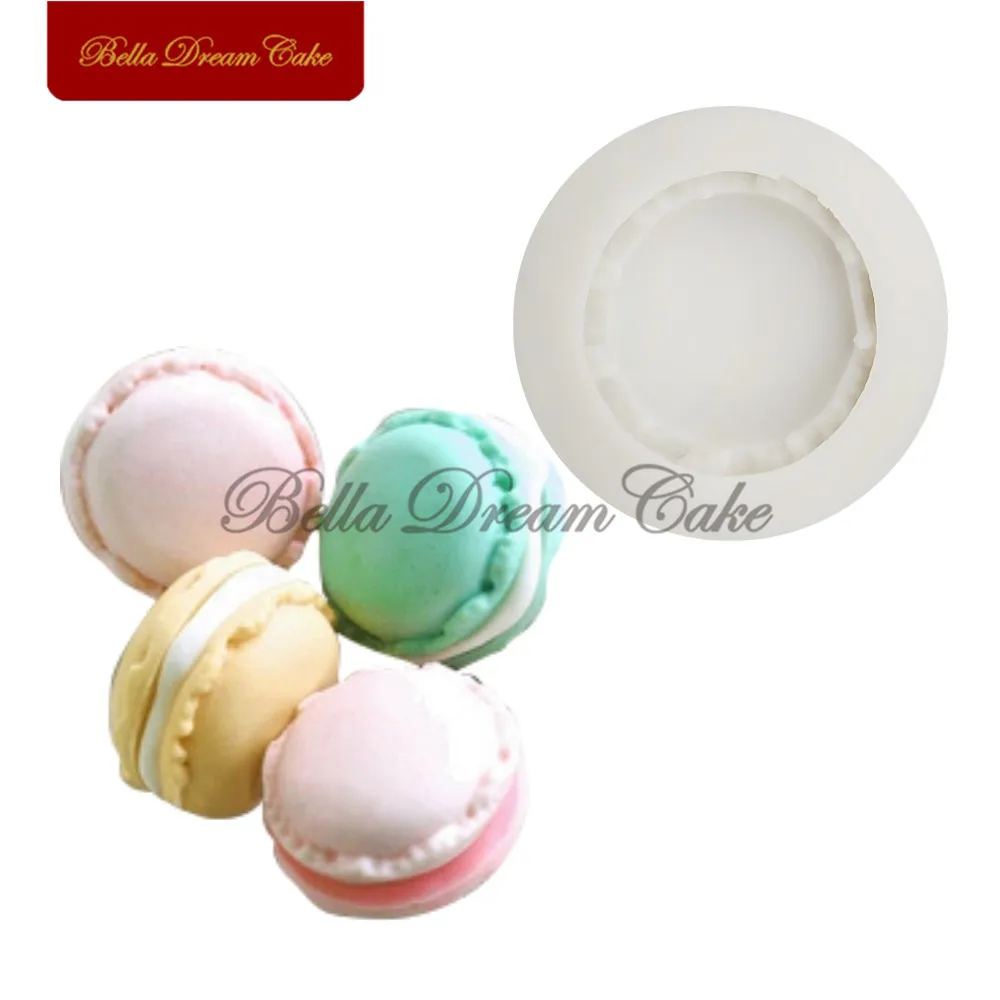 Set Di 2 Stampi In Silicone 3D Per Macaron - Per Sapone, Cioccolato, Candele, Fondente - 2