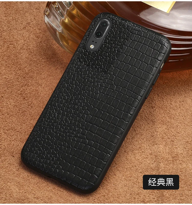 Воловья кожа чехол для телефона для Huawei Mate 9 10 20 Pro P10 P20 P30 lite CrocodileTexture задняя крышка для Huawei Honor 8X9 10 чехол