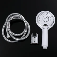 Светодиодный 3 цвета меняющий светодиодный светильник с цифровым температурным дисплеем душевая головка ручная душевая головка со шлангом гибкий шланг