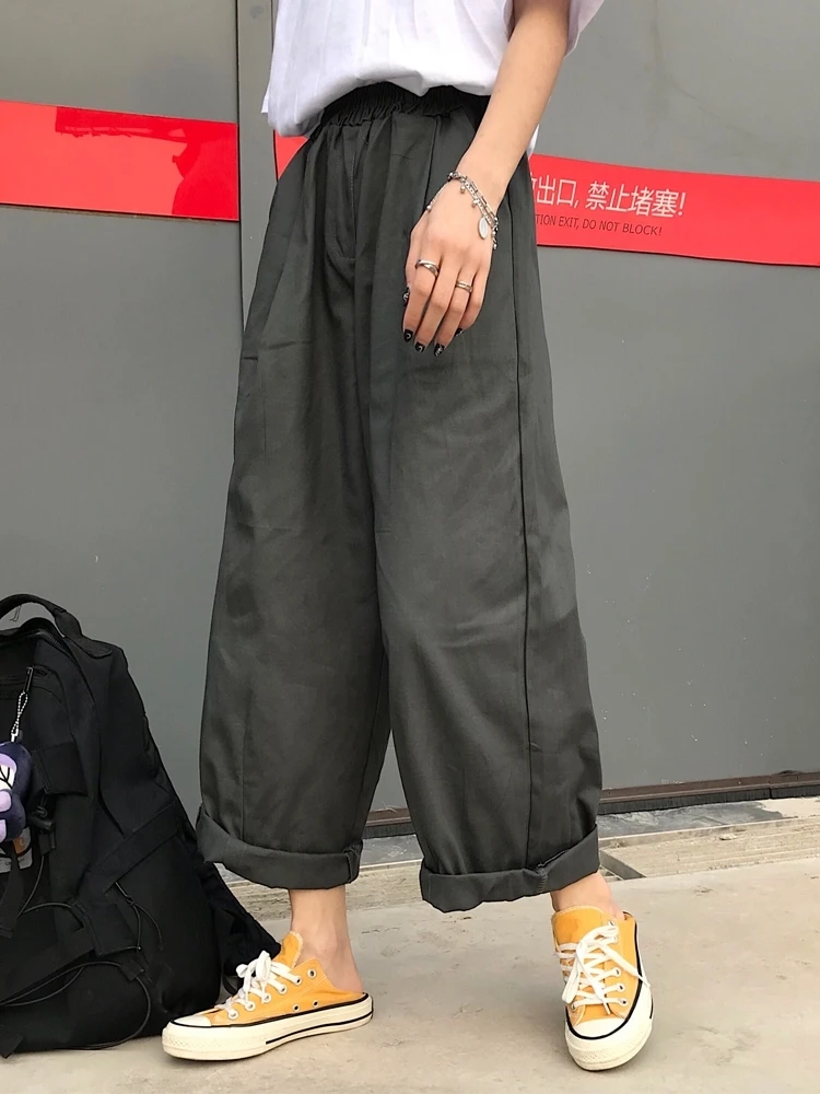 womens wide leg ankle pants