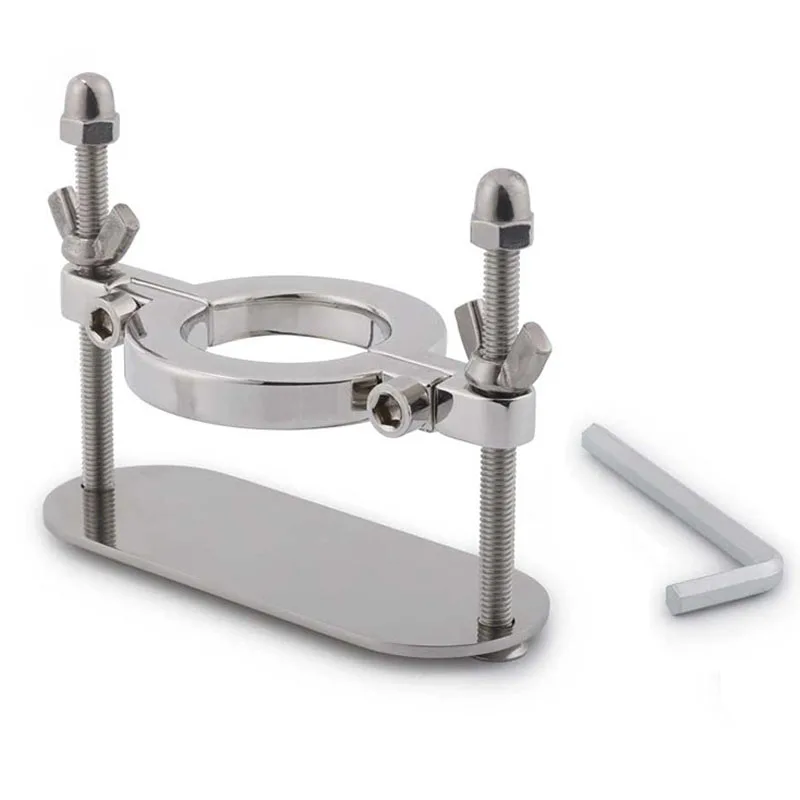 Beste Rvs Penis Lock Scrotum Brancard Bdsm Bondage Dick Ring Testikels Torture Ball Stretcher Cock Ring Sex Toys Voor Mannen