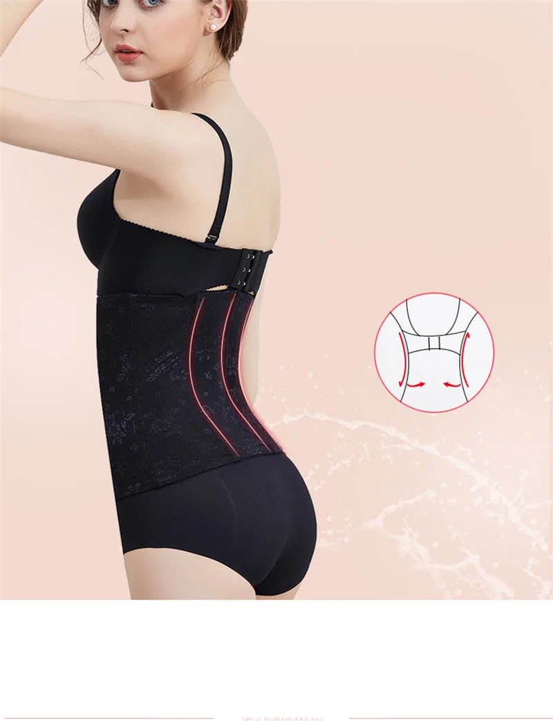Body Shaper Для женщин корсет утягивающий пояс для похудения животик сексуальное боди, женское белье бесшовное корректирующее белье подтягивающее ягодицы
