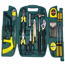  27pcs Repair Tools Set knife kit in a suitcase for home hand tool boxes instruments Screwdriver Wrench Set Woodworking Tool 