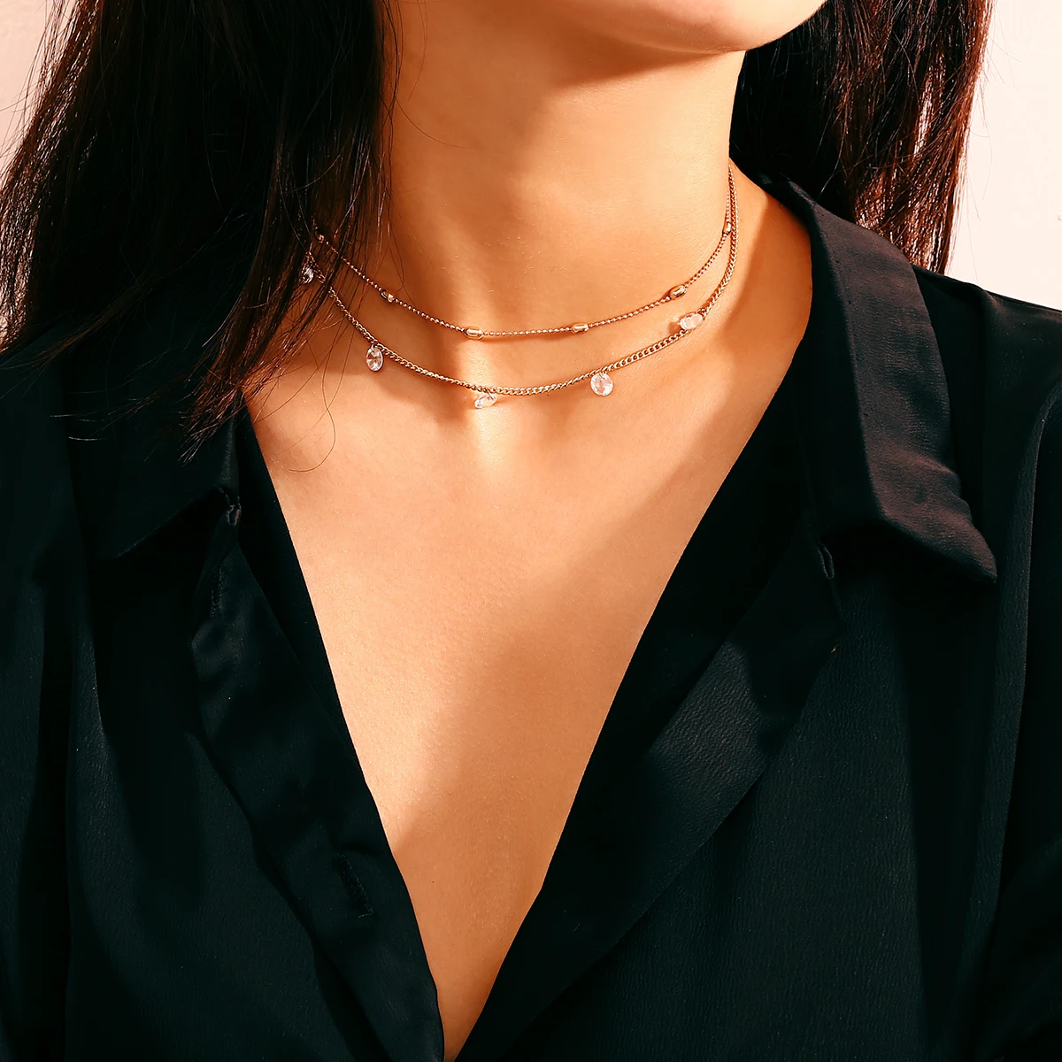 Модные богемные золотые ожерелья-Чокеры для женщин 2019 Новые ожерелья милых