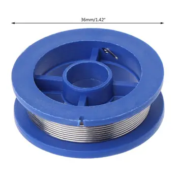 

0.8mm Tin Lead Rosin Core Solder Soldering Wire 3.5x1.1cm Flux Content Solder Soldering Wire Roll Welding Wires 40JE