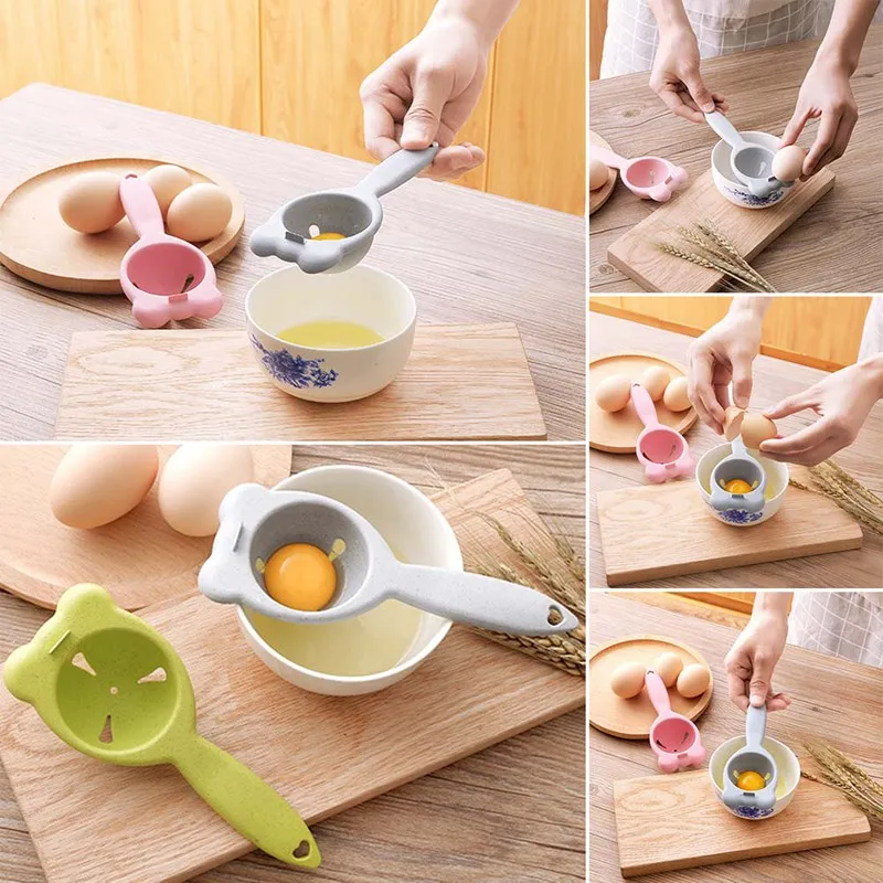 Household Plastic Egg White Separator Egg Yolk Filter Separator Kitchen Baking Egg Tools Kitchen Accessories