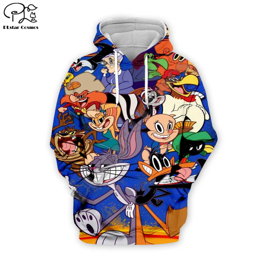

PLstar Cosmos Anime Bugs Bunny colorful cartoon tracksuit newfashion 3DPrint Hoodie/Sweatshirt/Jacket/shirts Men Women funny s-5