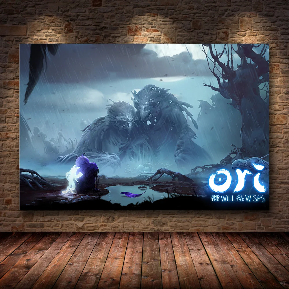 10 Украшение плаката, картина Ori и слепой лес на HD холсте, Картина на холсте, настенная живопись, холст, настенная живопись, холст - Цвет: 10