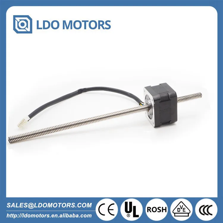 Economy Tr8x4 300mm Leadscrew Nema 17 42x42x34mm Hybrid linear Non-Captive linear actuators Stepper motor