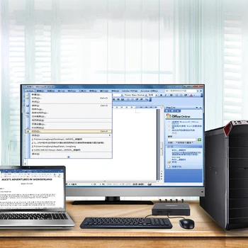 

AM05-AIMOS KVM Switch HDMI USB 2 Ports PC Computer Switch Keyboard Mouse Switcher Box Support 4K for Laptop, PC, PS4, HDTV