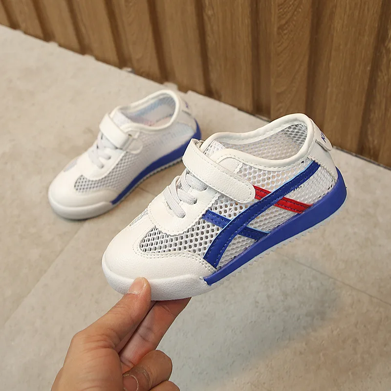

2019 New Style Explosion Spring And Summer Sports Shoes Students Small White Shoes Breathable Casual Shoes Velcro Online Celebri