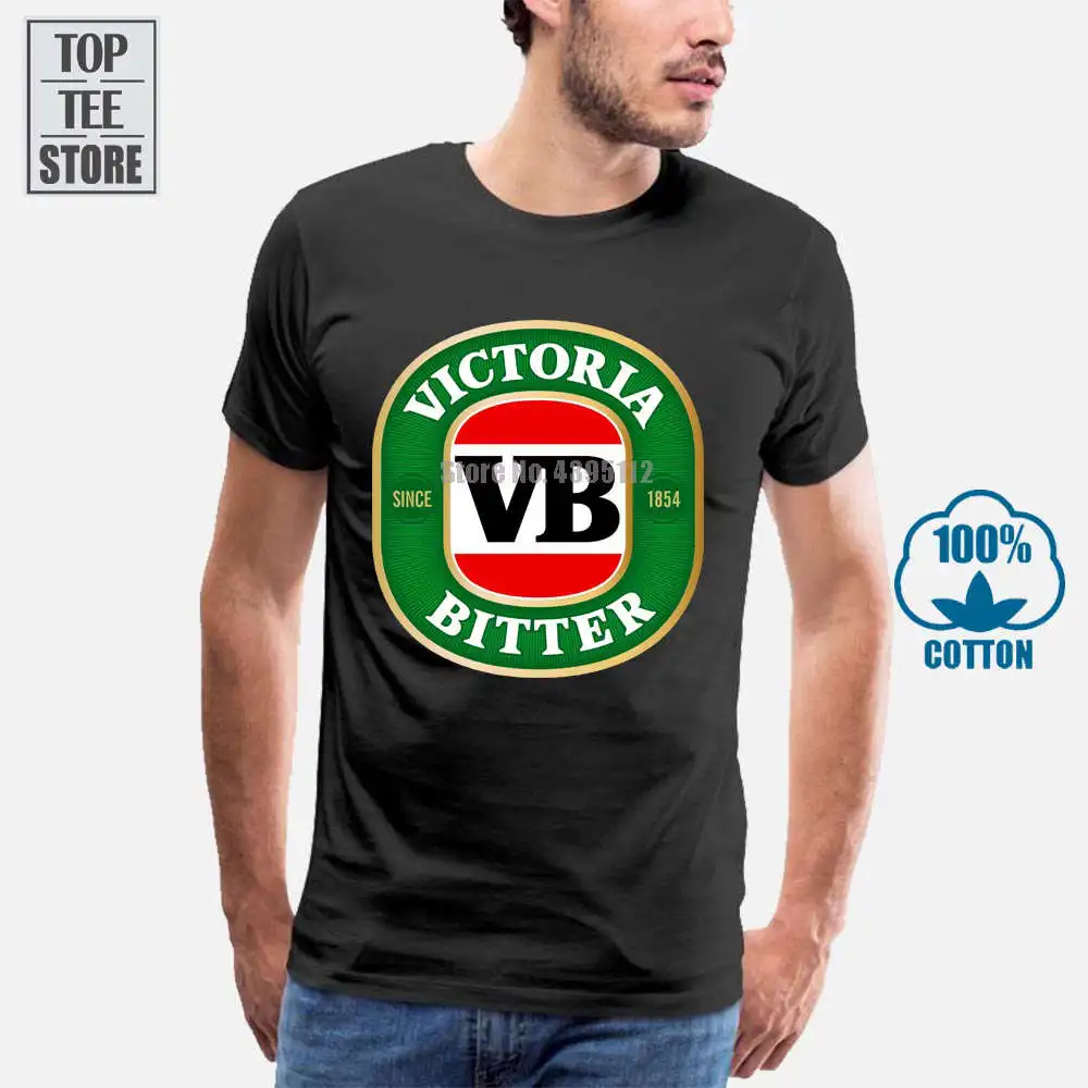 

Vb T Shirt White New Victoria Bitter Beer Hangover Drunk Party New Fashion Mens Short Sleeve Simple Cotton T Shirts