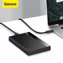 Baseus HDD Case 2.5 SATA to USB 3.0 Adapter Hard Disk Case HDD Enclosure for SSD Case Type C 3.1 HDD Box HD External HDD Caddy External Storage Baseus HDD Case 2.5 SATA to USB 3.0 Adapter Hard Disk Case HDD Enclosure for SSD Case Type C 3.1 HDD Box HD External HDD Caddy External Storage