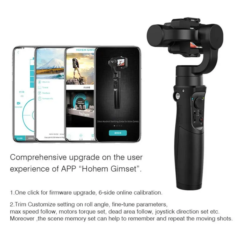 

Mobiele Plus 3 Axis Telefoon Gopro Gimbal voor Gopro Hero 6 5 SJCAM Stabilisator For iPhone andriod