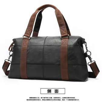 

Brand Genuine Leather Men Shoulder Bag Vintage Crossbody Bag For Men Cowhide Messenger Bag Male Business Handbag Top-handle Tote