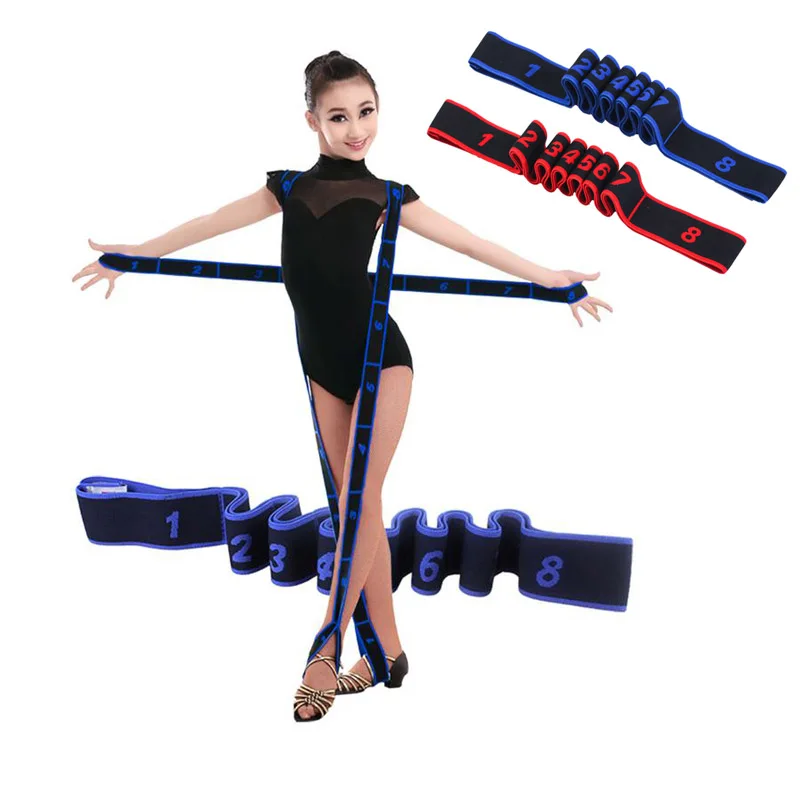 

Professional Fitness for Yoga polyester strap adult children for Latin Dance stretch band for Yoga gym Fitness exercise bands