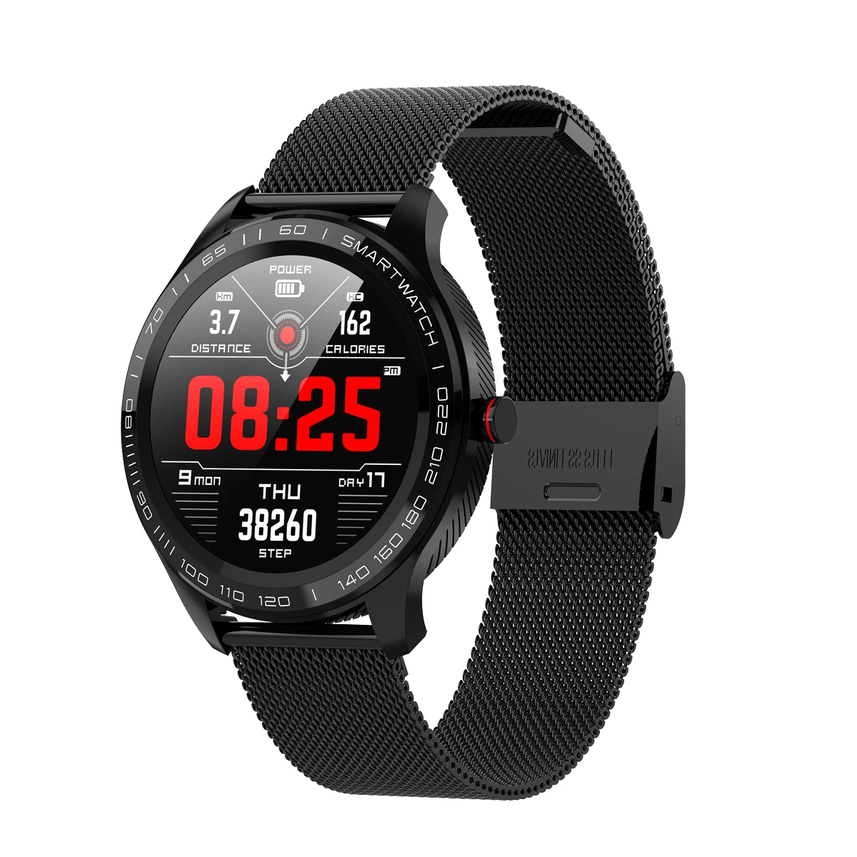 L9Smart часы IP68 Водонепроницаемые мужские ЭКГ+ PPG сердечный ритм кровяное давление кислородный монитор многофункциональные мужские умные часы t Bluetooth - Цвет: metal black