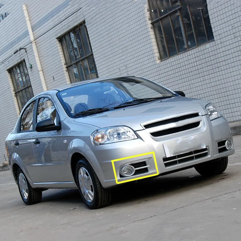 1 пара для Chevrolet Lova 2006 2007 2008 передний бампер противотуманная фара крышка рамка