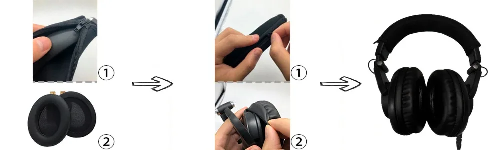 Shure SRH440 -install