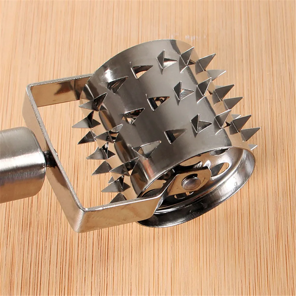 Meat Tenderizer Meat Hammer 1Pcs Stainless Steel Meat Tenderizer Chopper Roller Meat Hammer For Steak Knock-Sided Steak Pork Pounders Cooking Kitchen Tools
