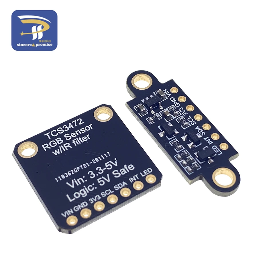 TCS34725 RGB Sensor Module Alinan TCS34725 Color Recognition Sensor ...