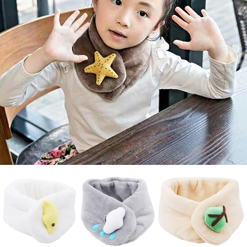 

Children Scarf For Winter Boy And Girls Scarves Baby Cartoon Plush Scarf Comfortable Neck Warmers Good Christmas Gift