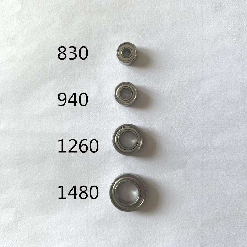 Электрический Фрезер для ногтей, сверлильный станок подшипник#1260#1480#940#830 используется для 105L 102L микромотор наконечник Замены шариковый подшипник