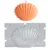 3D Sea Shell Shape Candle Mold Plastic DIY Mold Small Shell Mold For Cake Pastry Baking Decorating Tools Handmade Soap Mold