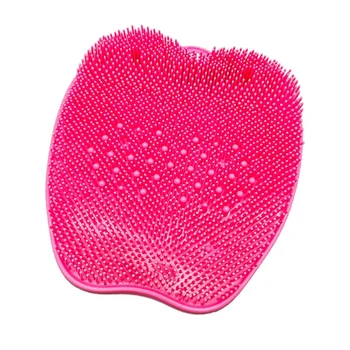 

Shower Foot Scrubber with Non Slip Suction Cups - Massager Mat Foot Cleaner with Soft & Firm Bristles - Best for Cleaning Feet a