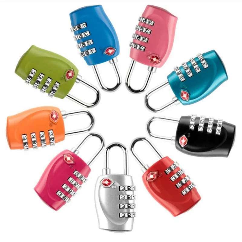 

AiCinBel TSA lock high quality resettable 4-digit smart combination lock suitcase luggage code padlock customs lock