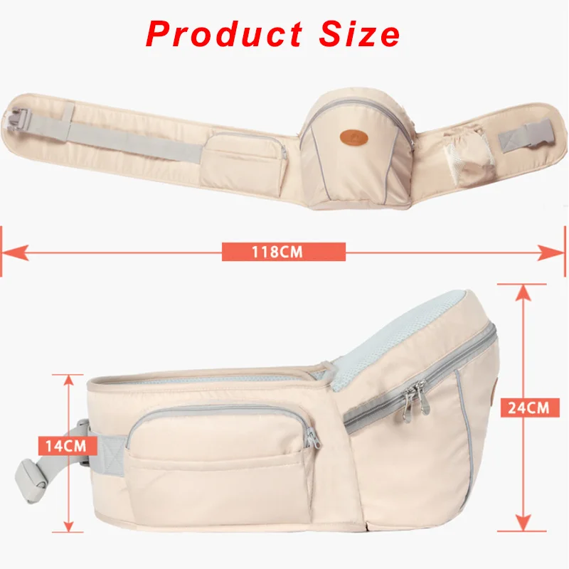 New Baby Carrier Waist Stool Walkers Baby Waist belt Sling Hold Waist Belt Backpack Hipseat Belt Kids Infant Hip Seat