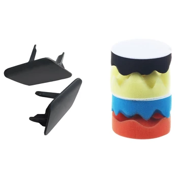 

4x Car Polisher Buffer Buffing Polishing Waving Sponge Pads 3Inch & 2x for Bmw F30 F31 3 Series Headlight Washer Nozzle