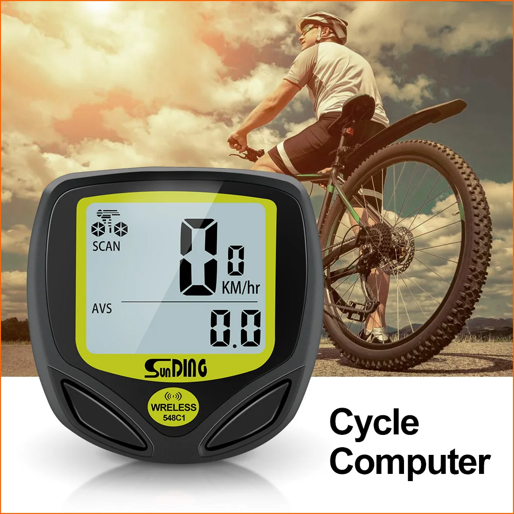 SUNDING Bicycle Computer Bicycle Computer Bike Speedometer Speedometer Odom E4H6