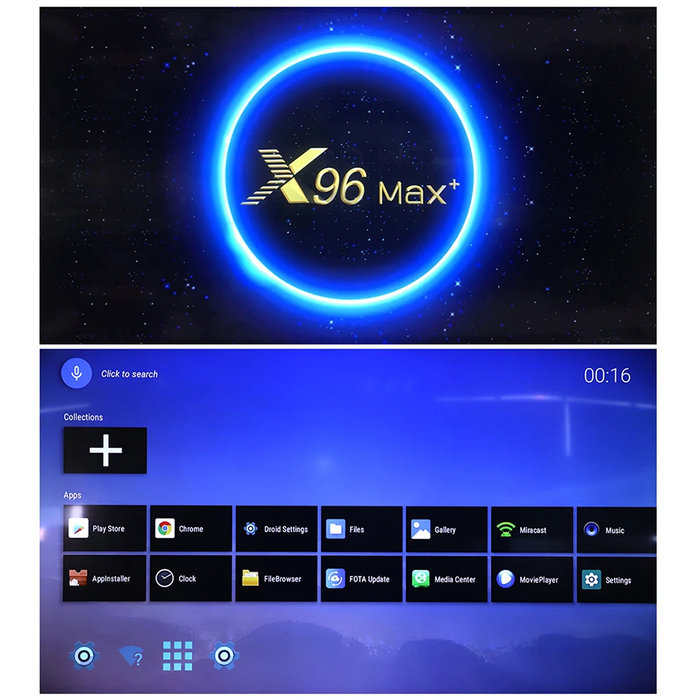 Android 9,0 ТВ приставка X96 Max Amlogic S905x3 8K смарт медиаплеер 4 Гб ОЗУ 64 Гб ПЗУ X96Max телеприставка 2G16G четырехъядерный 2,4G и 5G Wifi