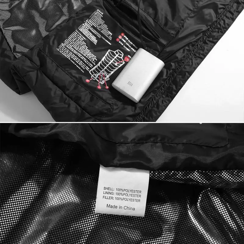 Мужской жилет с электроподогревом и USB куртка одежда для катания на лыжах зимний