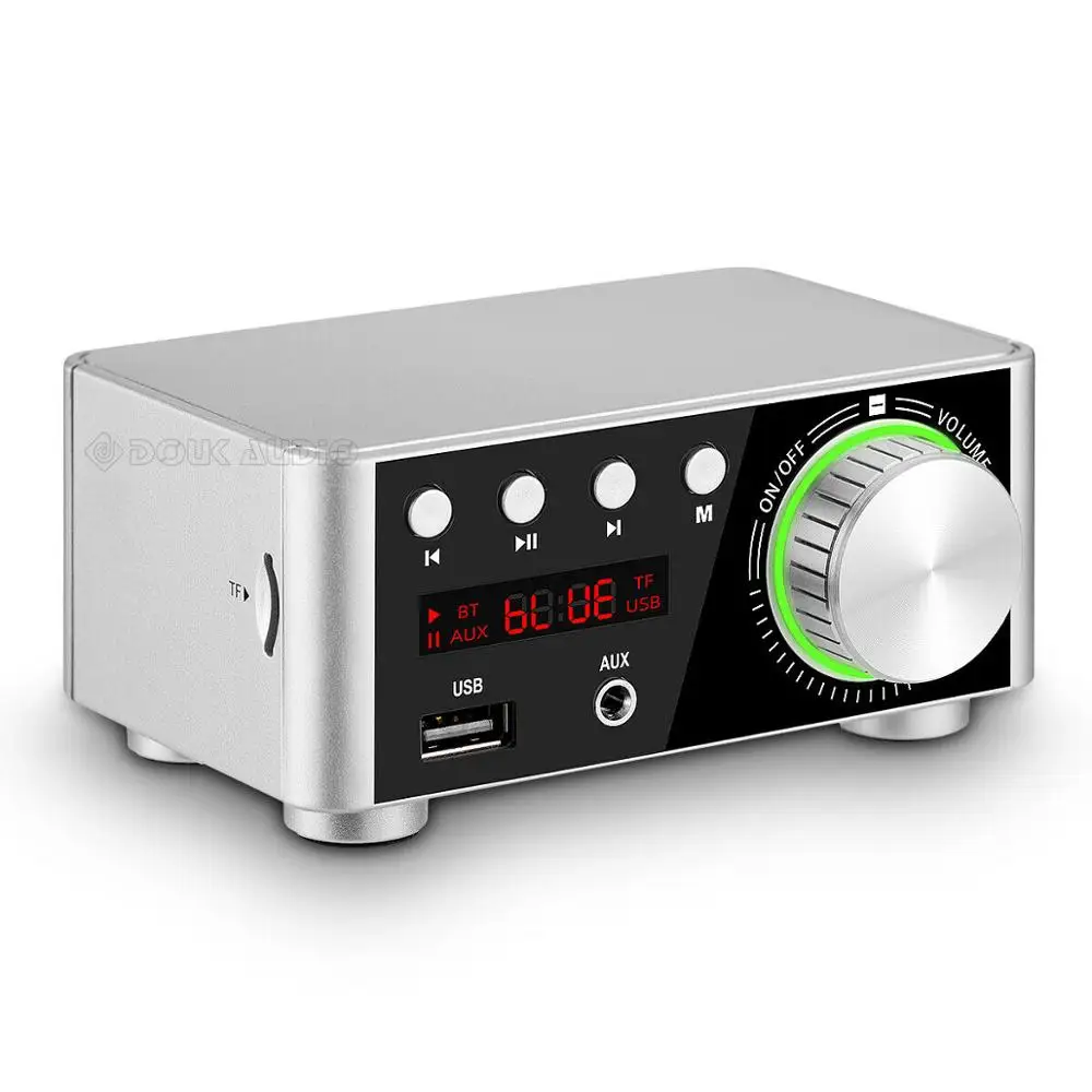  Douk audio Mini TPA3116 Power Amplifier Bluetooth 5.0 Receiver Stereo Home Car Audio Amp USB U-disk