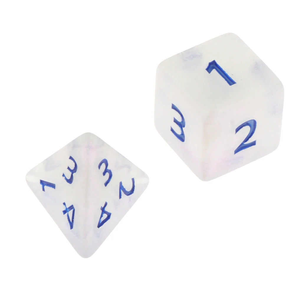 7Pc Multi-sided Dices Set D4-D20 MTG DND RPG Board Game Dice for D&D Roleplaying Party Casino Table Game Toy