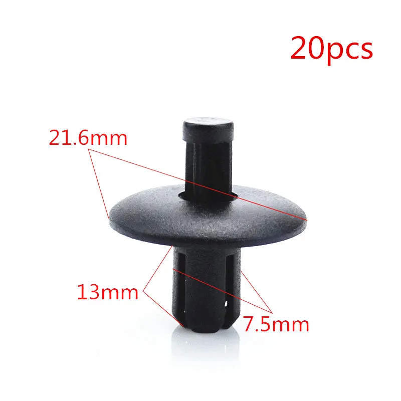 

Fit for 20PCS Water tank on the net bumper cover plate clip card for Audi Q5 A4L A5 A6L TT A8L plastic fasteners