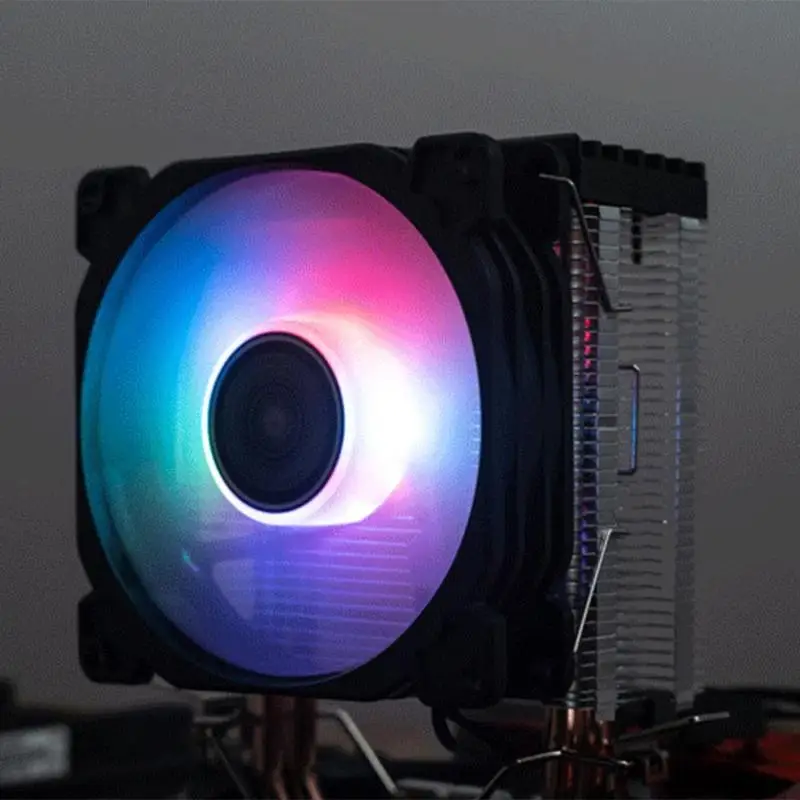 Jonsbo CR1200 2 тепловые трубки башня процессор кулер RGB 3Pin Охлаждающие вентиляторы радиатор fro AM4/AM3+/AM3/AM2+/AM2/FM2+/FM2/FM1