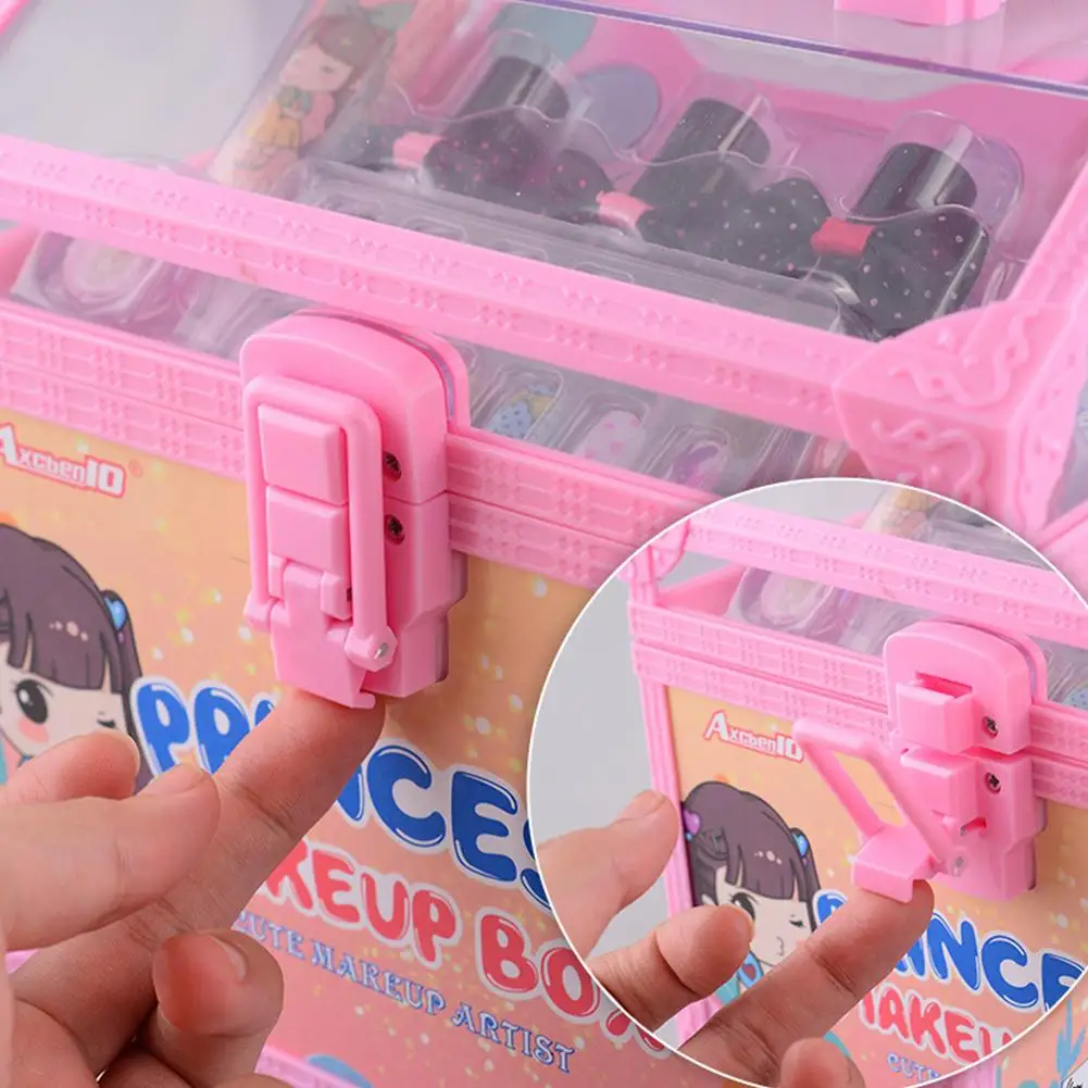 Набор для макияжа для девочек, игрушка для макияжа, коробка для девочек, игровой домик, игрушка для ногтей, набор для макияжа, детские косметические игрушки, наборы для макияжа, игрушка для детей, подарок