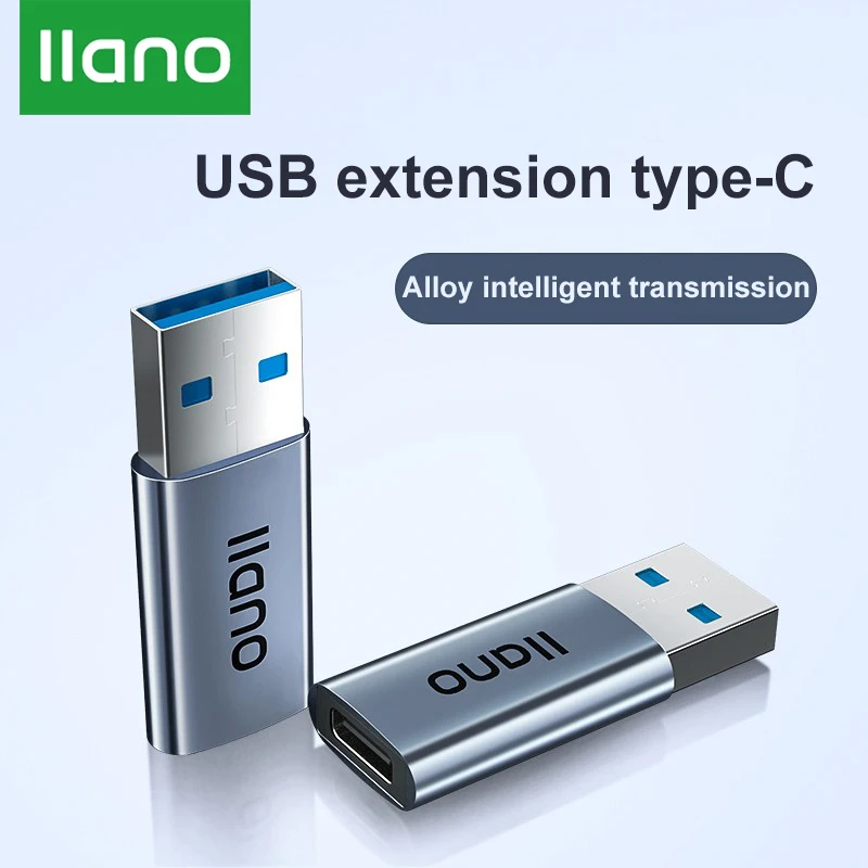 LLANO USB3.0 To Type-c Converter For Redmi Charger High-speed Data Transmission Type-c To USB3.0 Adapter For USB Mouse Keyboard