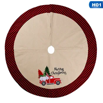 

Christmas Snowman Tree Skirt Decorations Stands Bases Floor Mat Home Xmas Decors