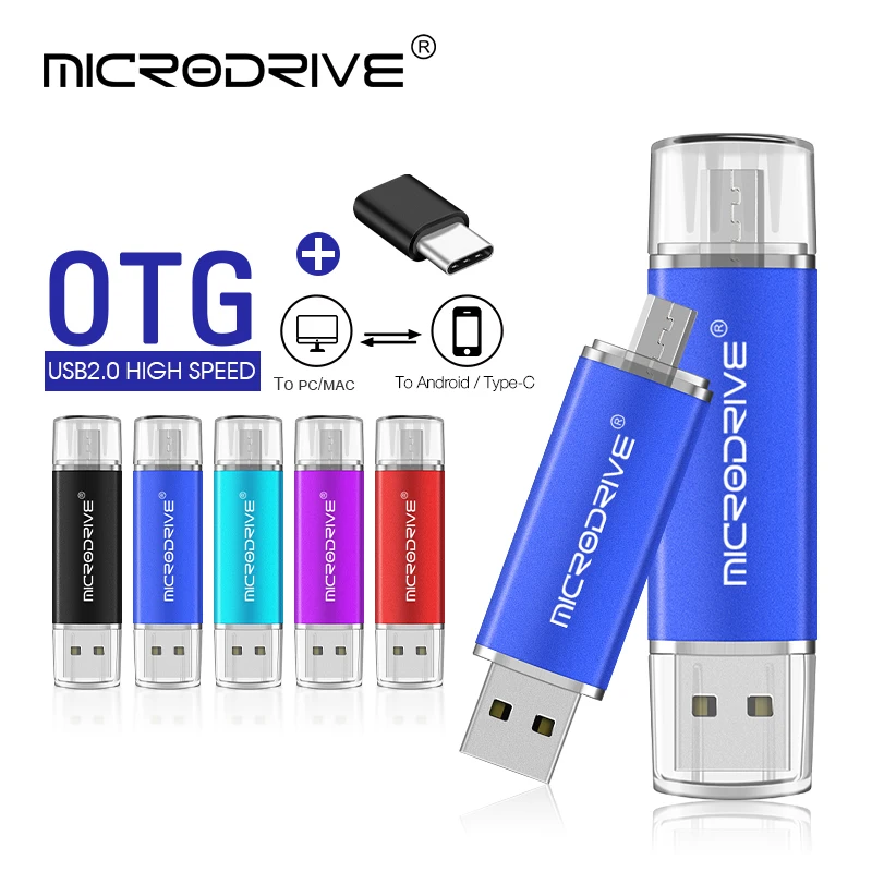 Unidad flash USB tipo-C 128gb pen drive 2,0 memoria 32GB 16GB 8GB 4GB usb flash Tarjeta de 64gb USB stick micro-USB de memoria flash