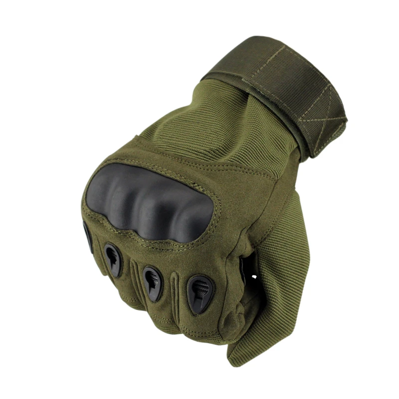 Тактические перчатки Военные боевые перчатки полный палец мужские Открытый Фитнес Перчатки Охота SWAT полицейские перчатки мотоциклетные анти-скользкие - Цвет: armygreen