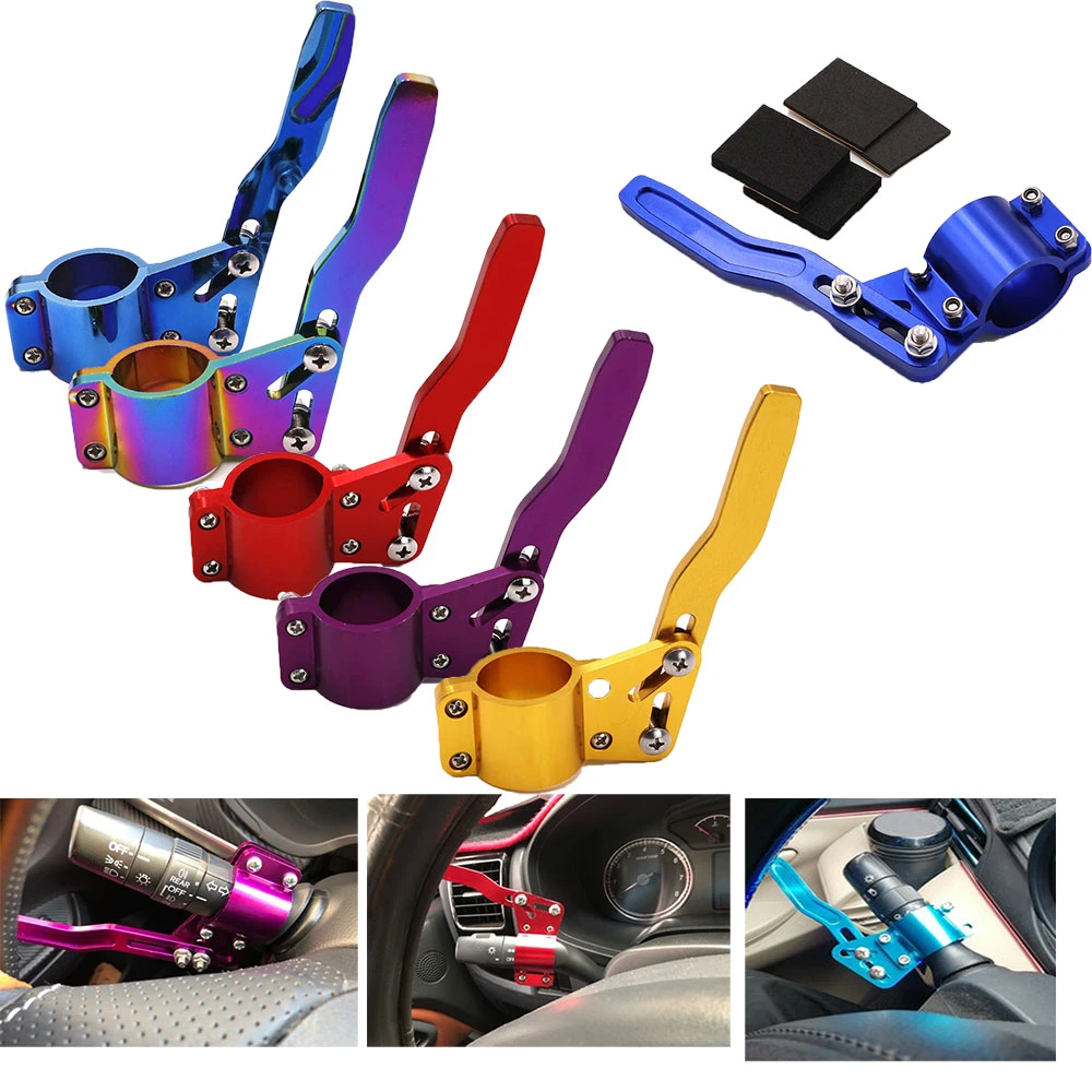 Epman EP-CA077 Aluminium Car Styling Adjustment Steering Wheel Signal Rod Extender Steering Wheel Turn Rod Extension Turn Signal Lever Position Up Kit Black Epman EP-CA077 Aluminium Car Styling Adjustment Steering Wheel Signal Rod Extender Steering Wheel Turn Rod Extension Turn Signal Lever Position Up Kit Black