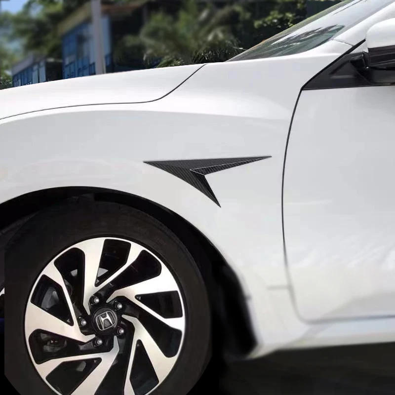 

Декоративные наклейки на боковые крылья автомобиля Honda Civic