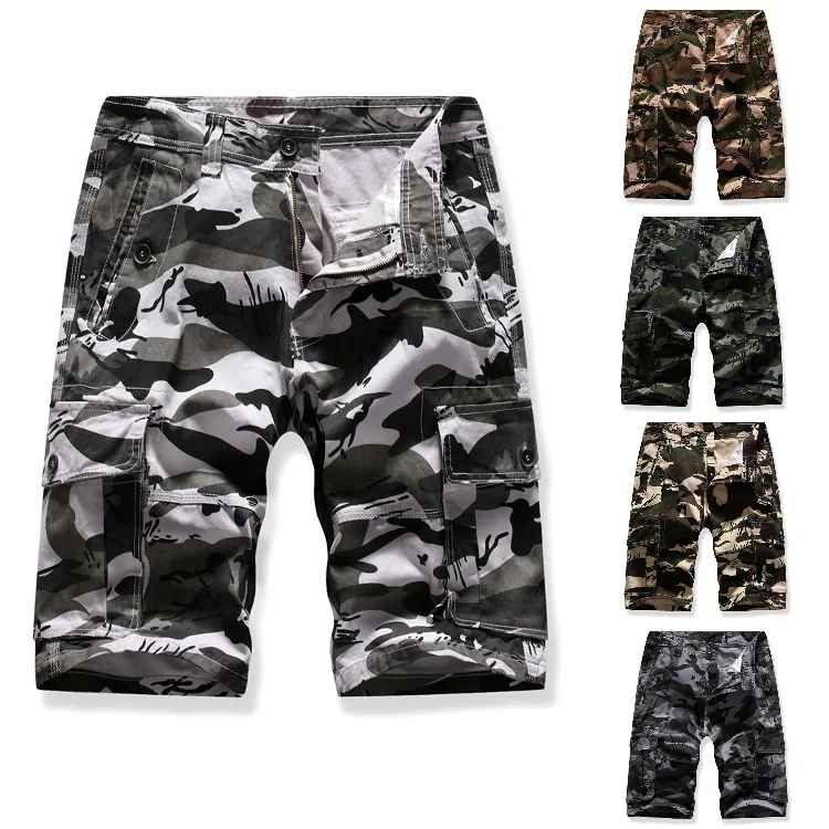 

-Bib Overall Amount of Running 5 Pants Men New Style Camouflage Multi-pockets Workwear Shorts Shorts