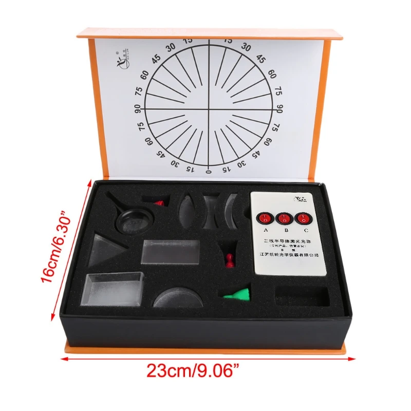 

Optical Concave Convex Lens Prism Set Physical Optical Kit Laboratory Equipment Child Gift Toy Science Equipment